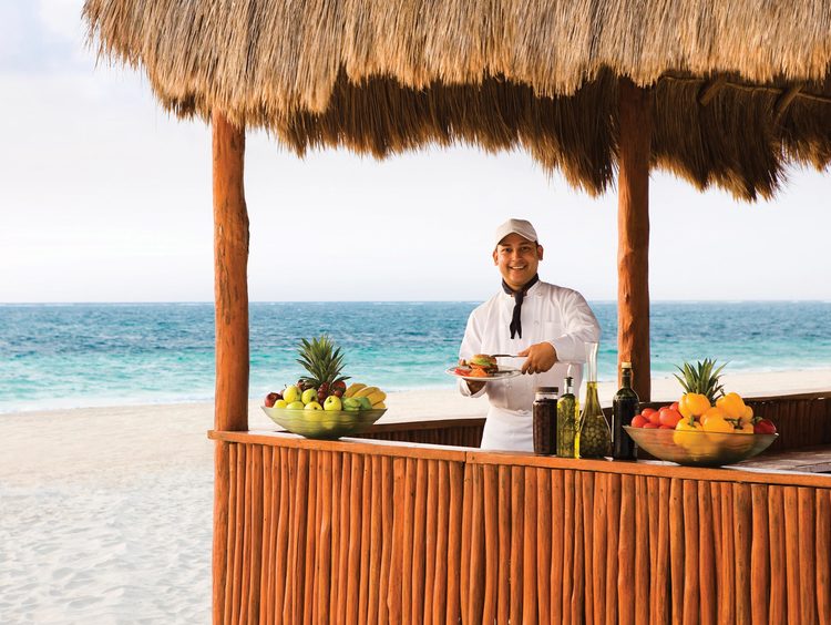 Beach Restaurant in Playa Mujeres