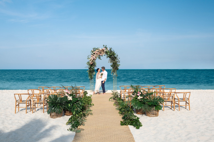 Cancun Beach Wedding Reception
