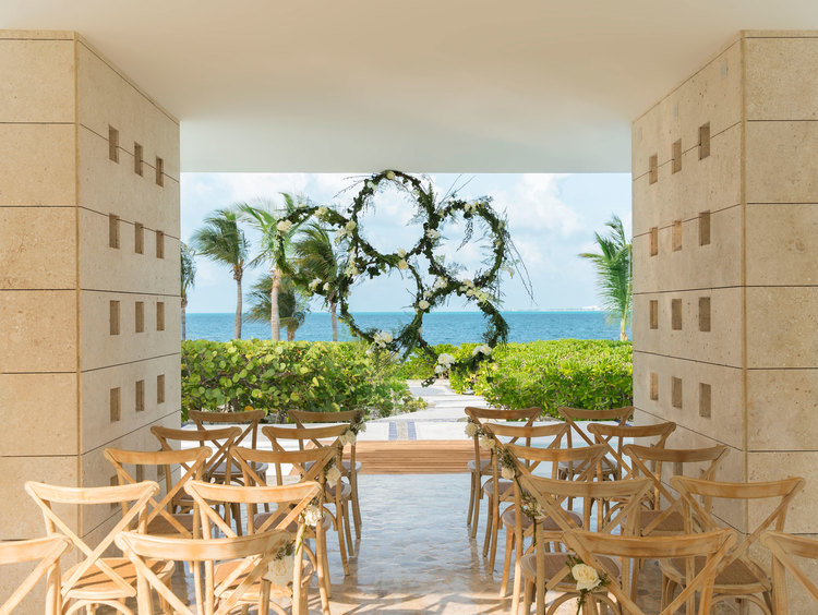 Ocean View Wedding in Cancun