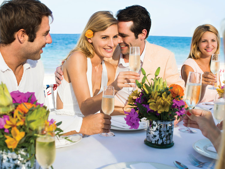 Cancun Beach Wedding Reception