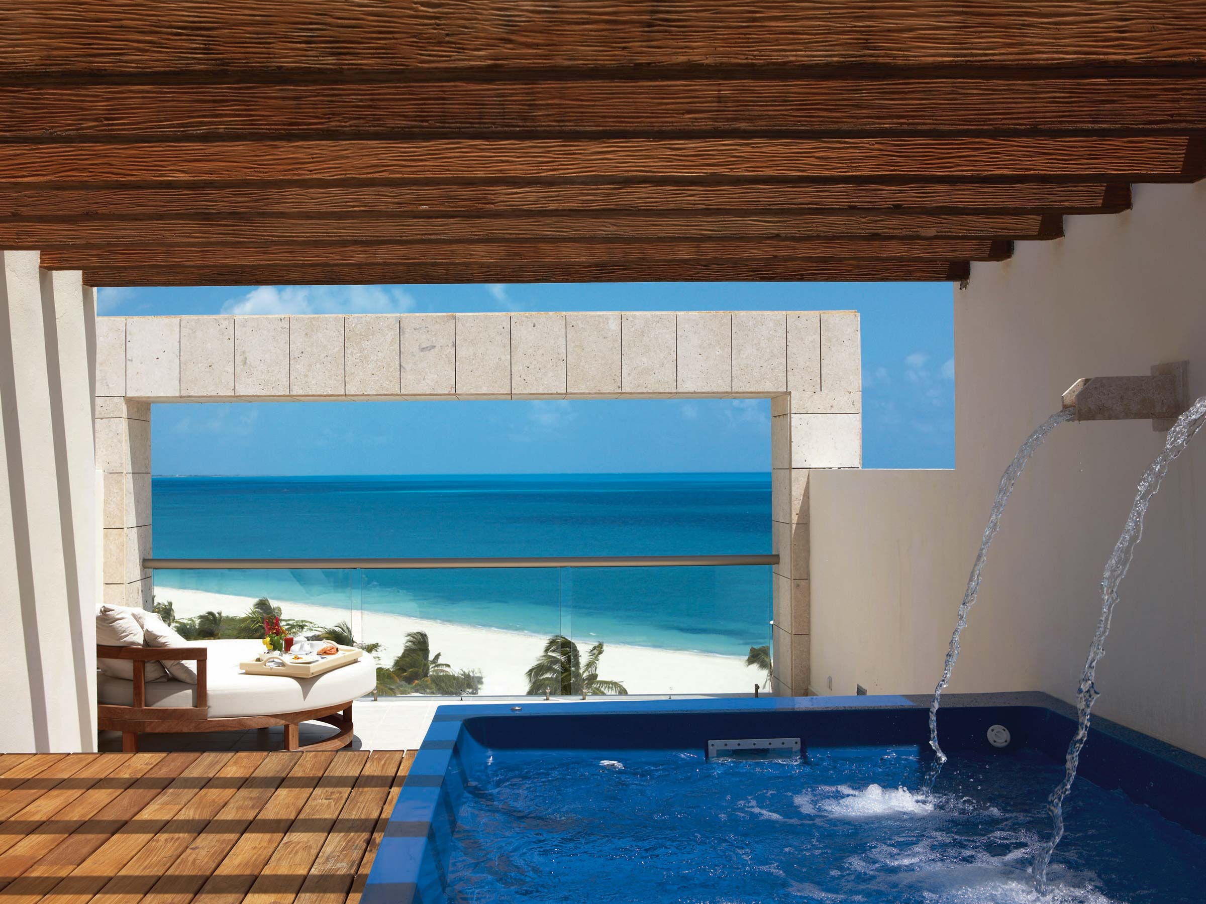 Two Story Rooftop Terrace Suite Ocean Front Excellence Club Excellence Playa Mujeres