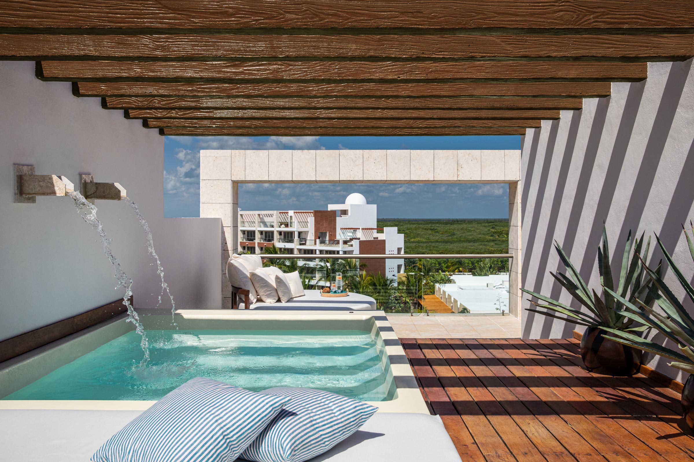 Two Story Rooftop Terrace Suite Spa Or Pool View Suites Excellence Playa Mujeres